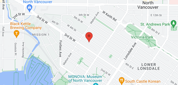 map of 305 251 W 4TH STREET